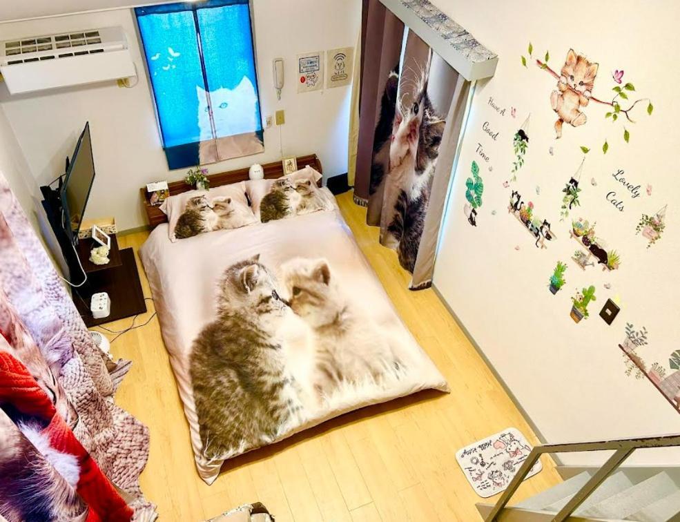 Tokyo Shibuya Shinjyuku Cat House !アパートメント エクステリア 写真